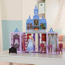 Load image into Gallery viewer, Disney Frozen 2 Fold and Go Portable Arendelle Castle Exclusive Dollhouse Playset