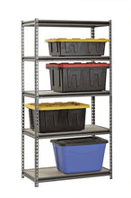 Load image into Gallery viewer, Muscle Rack UR361872PB5PAZ-SV Silver Vein Steel Storage Rack, 5 Adjustable Shelves, 4000 lb. Capacity, 72" Height x 36" Width x 18" Depth