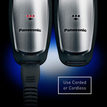 Load image into Gallery viewer, Panasonic Body and Beard Trimmer for Men ER-GB80-S, Cordless/Corded Hair Clipper, 3 Comb Attachments and 39 Adjustable Trim Settings, Washable