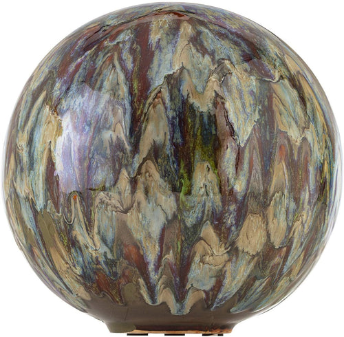 Alpine Corporation, Multicolor Alpine TOM252 Ceramic Gazing Globe, Tall Color, 10
