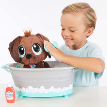 Load image into Gallery viewer, Little Tikes Rescue Tales Scrub 'n Groom Bathtub Playset w/ Chocolate Lab Plush Pet Toy, Multicolor