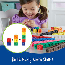 Load image into Gallery viewer, Learning Resources MathLink Cubes, Homeschool, Educational Counting Toy, Math Blocks, Linking Cubes, Early Math Skills, Math Cubes Manipulatives, Set of 100 Cubes, Easter Gifts for Kids, Ages 5+