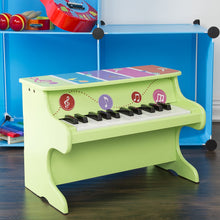 Load image into Gallery viewer, Hey! Play! Children’s Toy Piano 25-Key Colorful Musical Upright Piano with Sounds for Learning to Play for Children, Toddlers