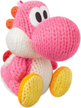 Load image into Gallery viewer, Pink Yarn Yoshi Amiibo (Yoshi's Woolly World Series)