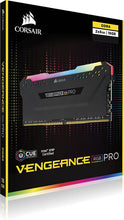 Load image into Gallery viewer, CORSAIR VENGEANCE RGB 16GB (2x8GB) DDR4 2666MHz C16 Desktop Memory - Black