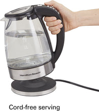 Load image into Gallery viewer, Hamilton Beach 41020 Electric Kettle 1.7 L Stainless Steel