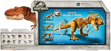 Load image into Gallery viewer, JURASSIC WORLD THRASH 'N THROW TYRANNOSAURUS REX Figure