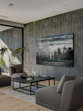 Load image into Gallery viewer, Parvez Taj Sunset in NYC Painting Print on Wrapped Canvas