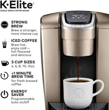 Load image into Gallery viewer, Keurig K-Elite Coffee Maker, Single Serve K-Cup Pod Coffee Brewer, With Iced Coffee Capability