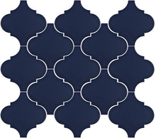 Load image into Gallery viewer, SomerTile FNU8PLBL Provenzale Lantern Bleu Porcelain Floor and Wall Tile, 8" x 8", Blue (24-pack)