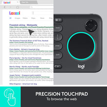 Load image into Gallery viewer, Logitech K600 TV - TV Keyboard with Integrated Touchpad and D-Pad Compatible with Smart TV - Graphite Black