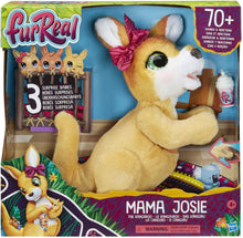 Load image into Gallery viewer, furReal Mama Josie The Kangaroo Interactive Pet Toy, 70+ Sounds &amp; Reactions, Ages 4 &amp; Up