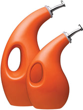Load image into Gallery viewer, Rachael Ray Stoneware EVOO and Vinegar Dispensing Bottle
