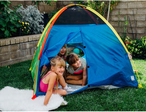 Pacific Play Tents 40205 Kids Super Duper 4-Kid Dome Tent Playhouse, 58" x 58" x 46"
