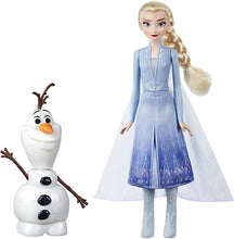 Load image into Gallery viewer, Disney Frozen Talk and Glow Olaf and Elsa Dolls, Remote Control Elsa Activates Talking, Dancing, Glowing Olaf, Inspired by Disney&#39;s Frozen 2 Movie - Toy For Kids Ages 3 and Up
