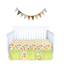 Load image into Gallery viewer, Pam Grace Creations 6 Piece Charming Forest Animals Crib Bedding Set