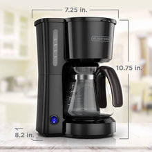 Load image into Gallery viewer, BLACK+DECKER CM0700B 5-Cup Coffee Maker, Compact Design