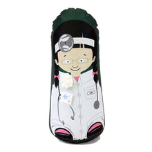 Load image into Gallery viewer, Bonk Fit Inflatable Bop Bag Toy with Standing Punching Bag and Machine Washable Fabric Cover - Doctor Sophia