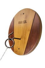 Load image into Gallery viewer, Viva Sol Premium All-Wood Walnut Finish Hook and Ring Target Game for Use Indoors and Outdoors