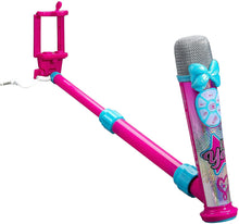 Load image into Gallery viewer, eKids JoJo Siwa Selfie Star Studio - App Enhanced Selfie Stick - Video Recording Microphone