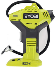 Load image into Gallery viewer, Ryobi Portable Power Inflator for Tires [NEW DIGITAL GAUGE] [18-Volt] [Cordless] [ONE+ Battery system] [P737D] (Battery Not Included, Power Tool Only)