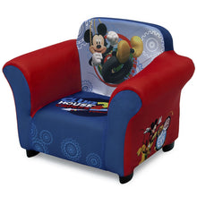 Load image into Gallery viewer, Delta Children Plastic Frame Upholstered Chair, Disney Mickey Mouse