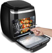 Load image into Gallery viewer, GoWISE USA 11.6-Quart Air Fryer Toaster Oven with Rotisserie &amp; Dehydrator + 50 Recipes