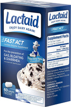 Load image into Gallery viewer, Lactaid Fast Act Lactose Intolerance Relief Caplets with Lactase Enzyme