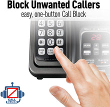 Load image into Gallery viewer, PANASONIC Expandable Cordless Phone System with Link2Cell Bluetooth, Voice Assistant, Answering Machine and Call Blocking