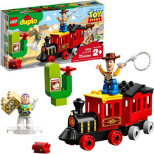 Load image into Gallery viewer, LEGO DUPLO Disney Pixar Toy Story Train 10894 Perfect for Preschoolers, Toddler Train Set includes Toy Story Character favorites Buzz Lightyear and Woody (21 Pieces)