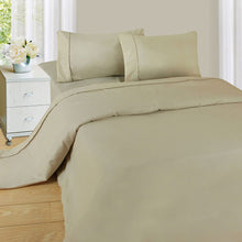 Load image into Gallery viewer, Lavish Home 1200 4-Piece Sheet Set, King, Bone