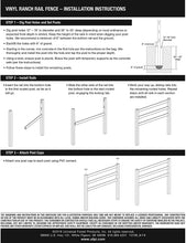 Load image into Gallery viewer, Outdoor Essentials White Vinyl Ranch Fencing, Two Rail, Three Rail, End Post, Corner Post, Line Post, Fence Rail