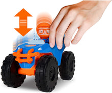 Load image into Gallery viewer, Blippi Mini Vehicle with Freewheeling Features Including 2” Classic Character Toy Figure - Imaginative Play for Toddlers, Young Children, Preschoolers