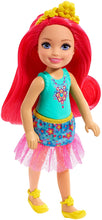 Load image into Gallery viewer, Barbie Dreamtopia Chelsea Sprite Doll, 7-inch, with Pink Hair Wearing Fashion and Accessories, Multi (GJJ97)