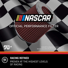 Load image into Gallery viewer, K&amp;N Universal Clamp-On Air Filter: High Performance, Premium, Washable, Replacement Engine Filter: Flange Diameter: 1.6875 In, Filter Height: 5 In, Flange Length: 0.625 In, Shape: Round, RU-0210