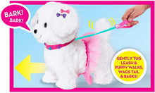 Load image into Gallery viewer, Barbie Walk &amp; Wag Puppy Feature Plush