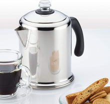 Load image into Gallery viewer, Farberware Classic Stainless Steel Yosemite Coffee Percolator