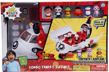 Load image into Gallery viewer, Jada Toys Ryan&#39;s World Combo Panda Airlines Playset, White, Large