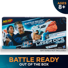 Load image into Gallery viewer, AlphaPoint Nerf Laser Ops Pro Toy Blasters - Includes 2 Blasters &amp; 2 Armbands - Light &amp; Sound FX - Health &amp; Ammo Indicators - for Kids, Teens &amp; Adults