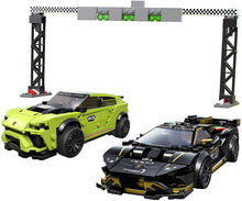 Load image into Gallery viewer, LEGO Speed Champions Lamborghini Urus ST-X and Lamborghini Huracán Super Trofeo EVO 76899 Model Car Building Kit, New 2020 (663 Pieces)
