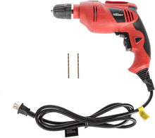 Load image into Gallery viewer, Hyper Tough 5.0 Amp 3/8 inch Corded Electric Drill with Keyless Chuck AQ00017G