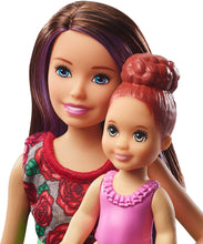 Load image into Gallery viewer, Barbie Skipper Babysitters Inc. Playset with Bathtub, Babysitting Skipper Doll and Small Toddler Doll with Button to Move Arms and Splash, Plus Themed Accessories, Gift for 3 to 7 Year Olds
