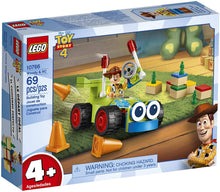 Load image into Gallery viewer, LEGO | Disney Pixar’s Toy Story 4 Woody &amp; RC 10766 Building Kit (69 Pieces)