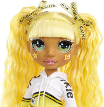 Load image into Gallery viewer, Rainbow High Cheer Sunny Madison – Yellow Cheerleader Fashion Doll with Pom Poms and Doll Accessories, Great Gift for Kids 6-12 Years Old