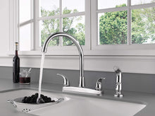 Load image into Gallery viewer, Peerless Tunbridge 2-Handle Kitchen Sink Faucet with Side Sprayer, Chrome P299578LF