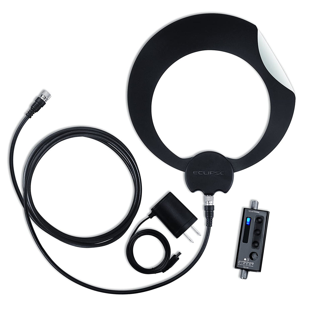 ANTENNAS DIRECT(R) Antennas Direct Ecl-A Clearstream Eclipse Amplified Sure Grip Indoor Hdtv Antenna