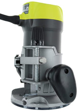 Load image into Gallery viewer, Ryobi R1631K 1-1/2 Peak HP 8.5 Amp LED Lit Corded Router Including 3 Piece Bit Set (w/ Tool Bag)