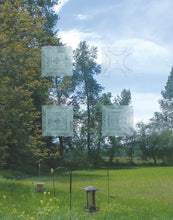 Load image into Gallery viewer, Artscape Etched Bird&#39;s Eye View Clear Window Deflector 6&quot; X 6&quot;, 6 In. X 6