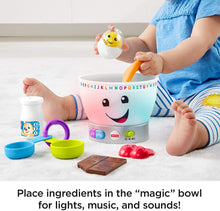 Load image into Gallery viewer, Fisher-Price Laugh &amp; Learn Magic Color Mixing Bowl, Musical Baby Toy