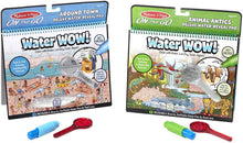 Load image into Gallery viewer, Melissa &amp; Doug Water Wow Deluxe Bundle: Around Town &amp; Around Animal Antics